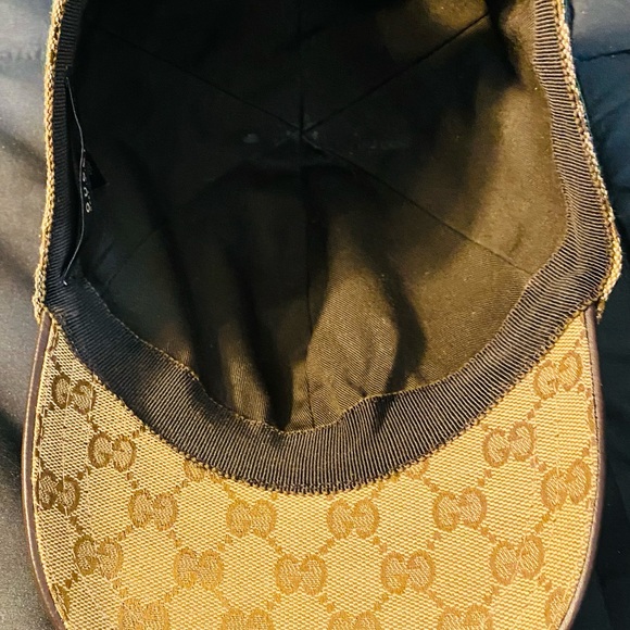 GUCCI Original GG Canvas Baseball Ca w/Web - Picture 7 of 7